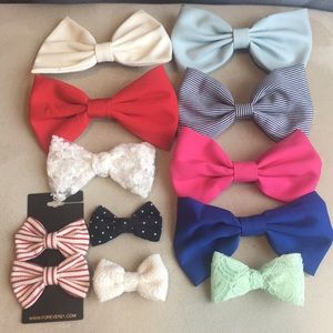 Preppy hair bow bundle